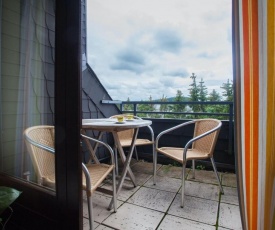 Nice flat with balcony in a perfect location at the ski lift carousel in Winterberg